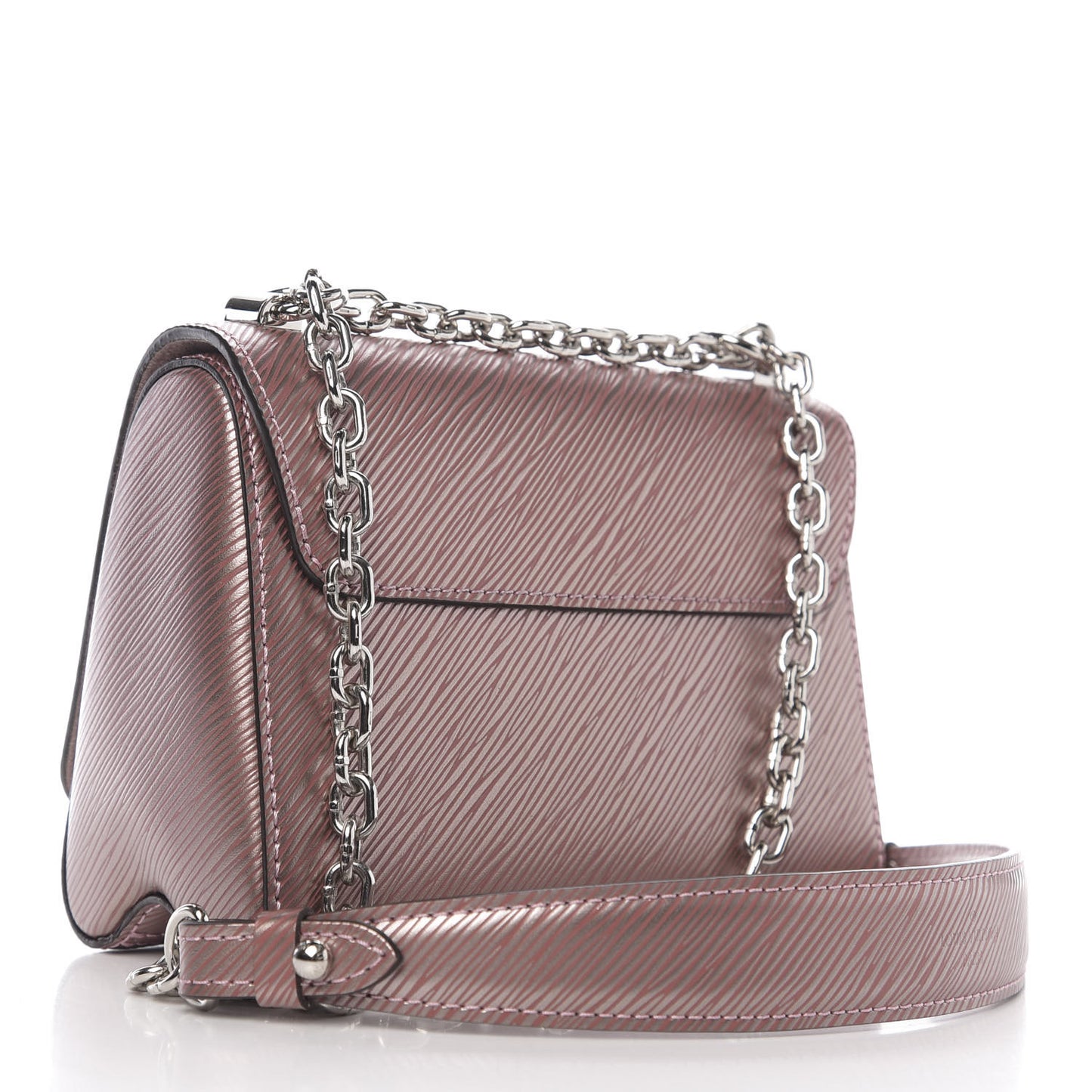 Epi Scarabeo Twist Shoulder Bag PM Rose Gold