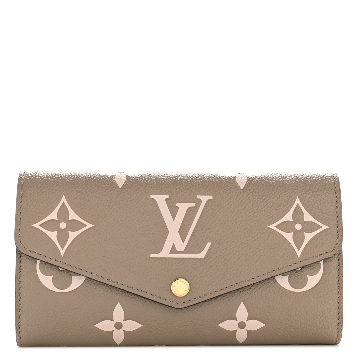Empreinte Monogram Giant Sarah Wallet Tourterelle Creme