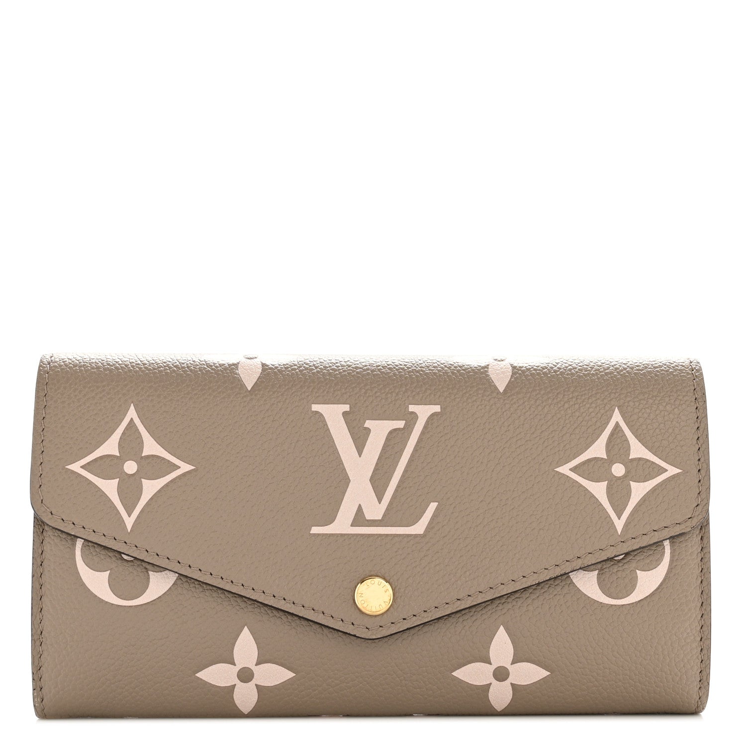 Louis Vuitton Empreinte Monogram Giant Sarah Wallet Tourterelle Creme 1 of 8
