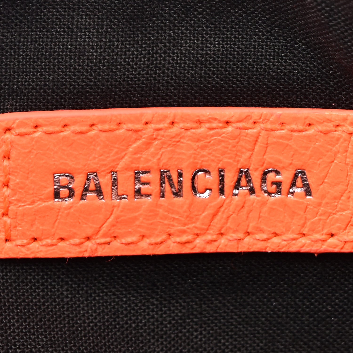 Balenciaga Agneau Arena Le Cagole Shoulder Bag XS Orange 9 of 16