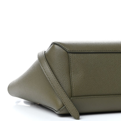 Celine Grained Calfskin Nano Belt Bag Army Green 7 of 9