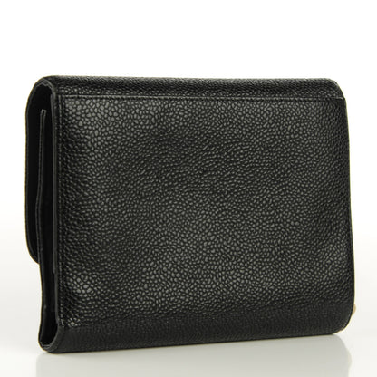 Chanel Caviar Timeless CC Wallet Black 3 of 9