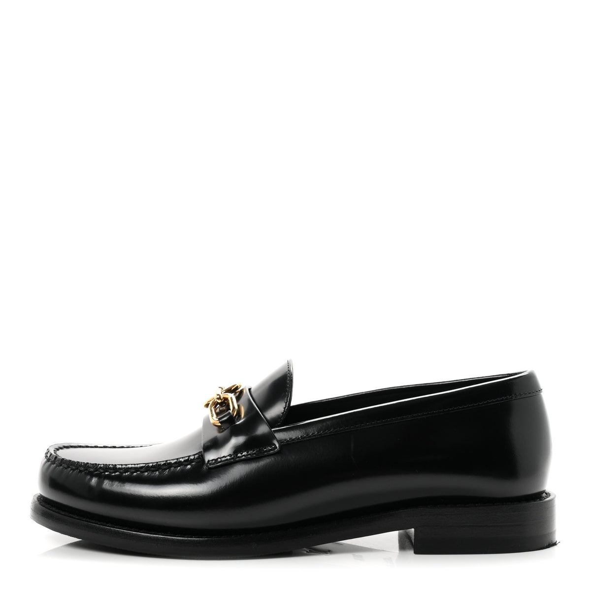 Louis Vuitton Lambskin Soho Flat Loafer 36.5 Black 1 of 9