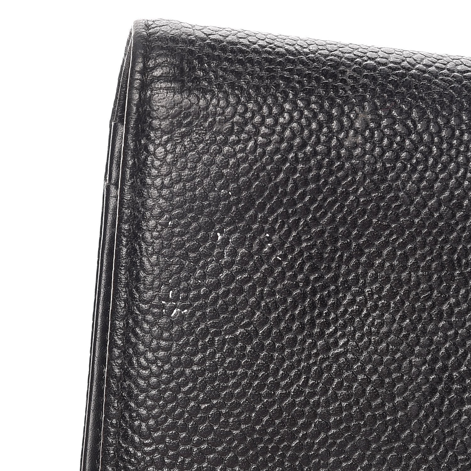 Chanel Caviar Timeless CC Yen Wallet Black 16 of 16