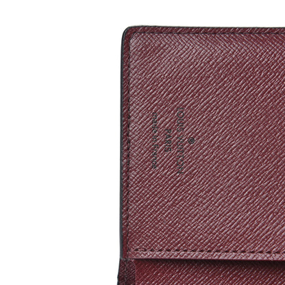 Louis Vuitton Damier Ebene Juliette Wallet Bordeaux Black 6 of 7