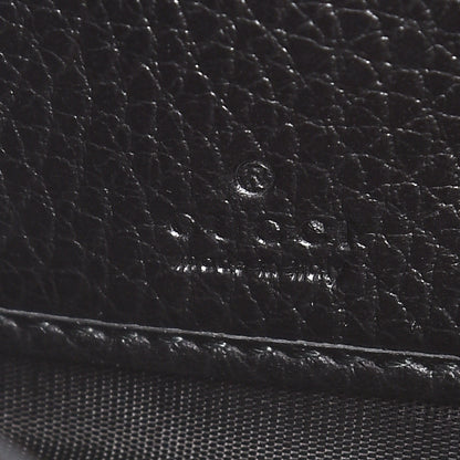 Gucci Dollar Calfskin GG Marmont Zip Around Wallet Black 6 of 8