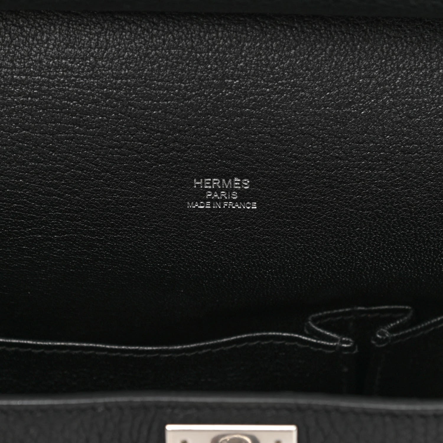 Hermes Taurillon Clemence Jypsiere 28 Black 6 of 11