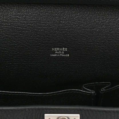 Hermes Taurillon Clemence Jypsiere 28 Black 6 of 11