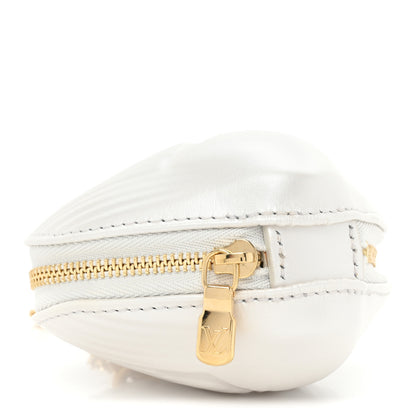 Louis Vuitton Cowhide By The Pool Shell Coin Purse White 3 of 7