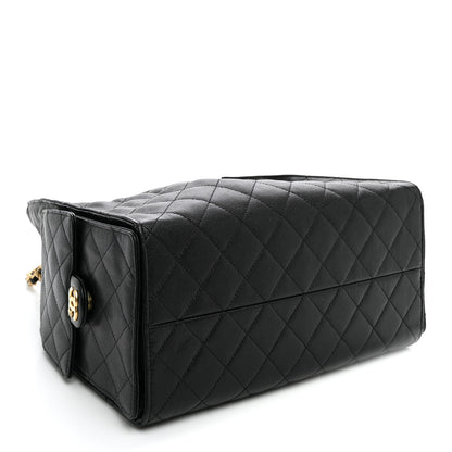 Chanel Caviar Quilted Medium Chanel 25 Handbag Black 5 of 12