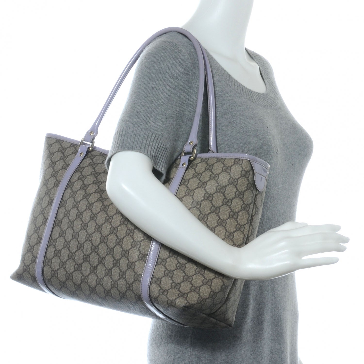 Gucci GG Plus Monogram Medium Joy Tote Purple 2 of 8
