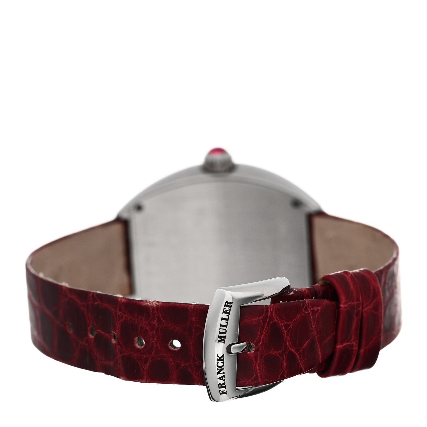 Stainless Steel Alligator 26mm Heart Quartz Watch Red 5002SQZC6H