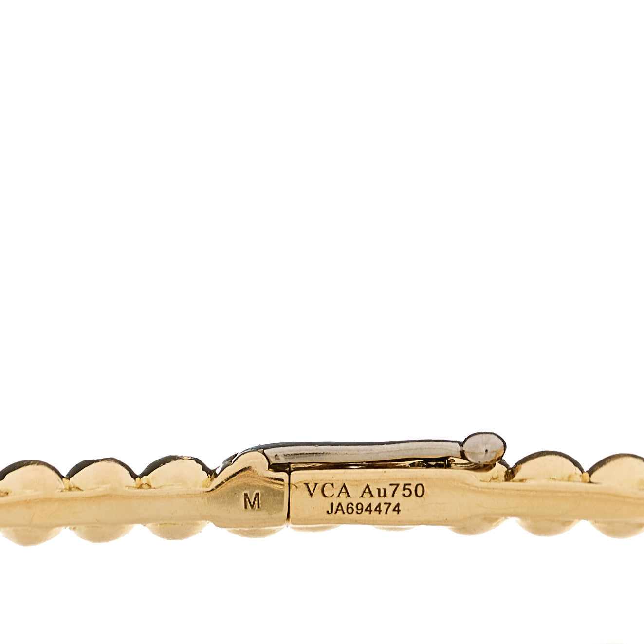 Van Cleef & Arpels 18K Yellow Gold Perlee Pearls of Gold Bracelet M 3 of 5