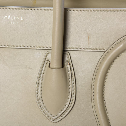 Celine Smooth Calfskin Mini Luggage Light Grey 17 of 31