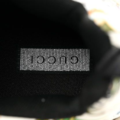Balenciaga X GUCCI Fabric Allover Logo Flora Print Womens Triple S Sneakers 37 Multicolor White 8 of 12