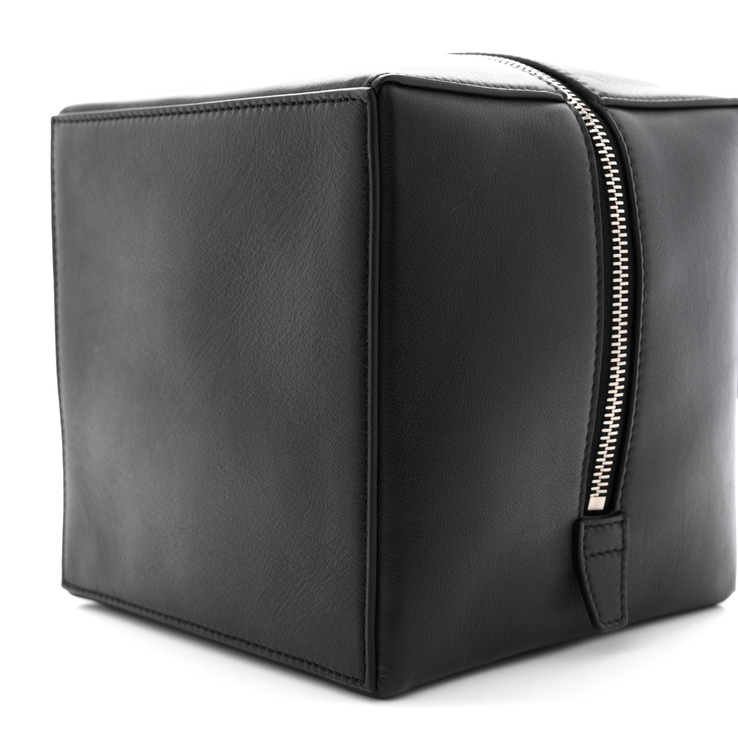 Dolly Calfskin 4X4 Shoulder Bag Black White