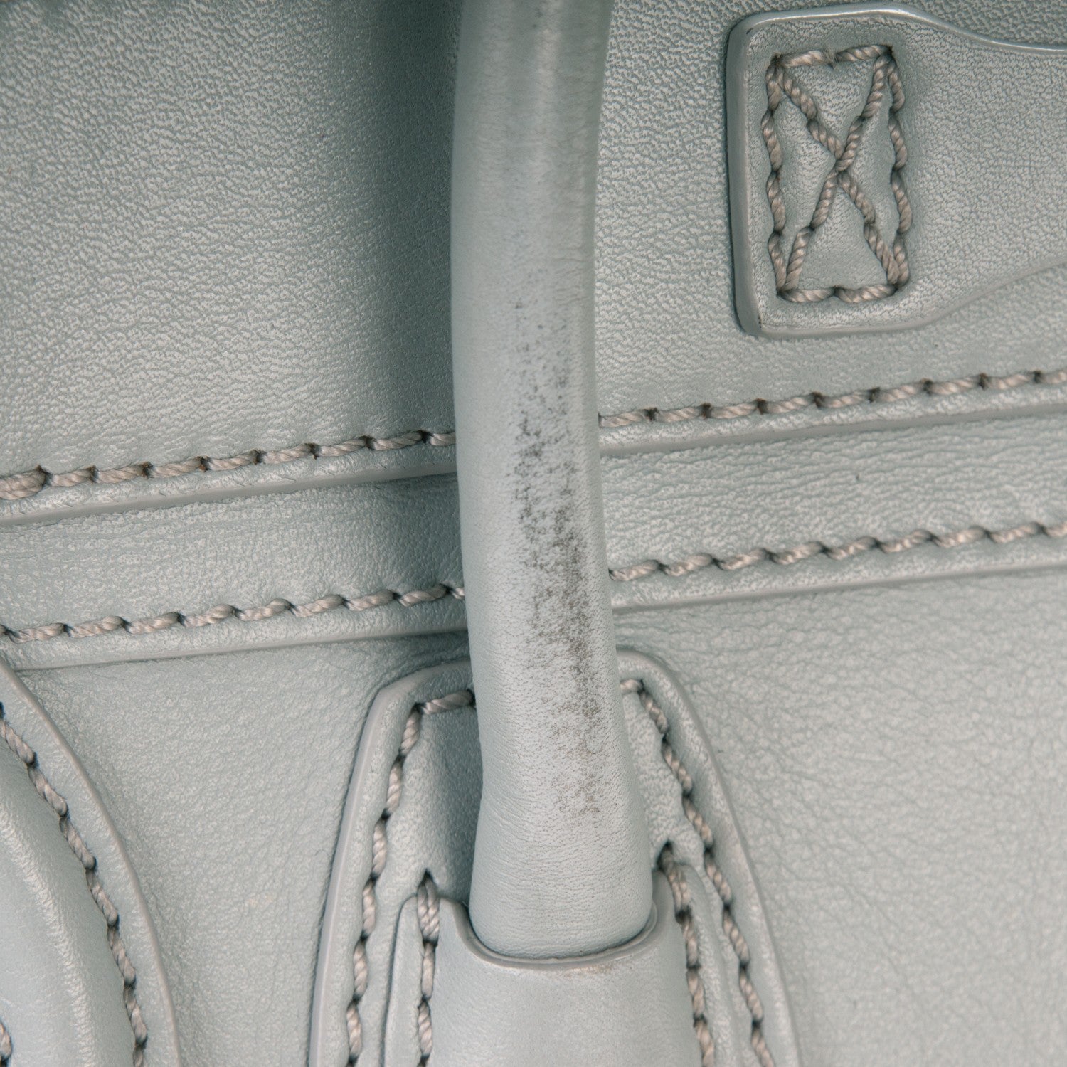 Celine Smooth Calfskin Nano Luggage Sky 8 of 8