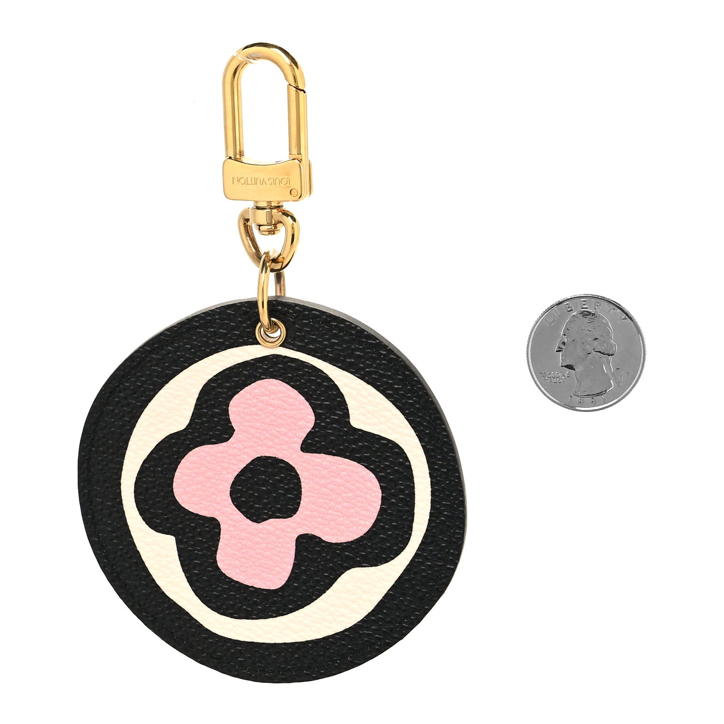 Monogram Wild At Heart Illustre Bag Charm Key Ring Black