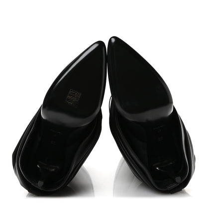 Givenchy Lambskin Shark Lock Stiletto High Boots 41 Black 6 of 8