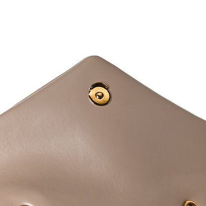 Saint Laurent Calfskin Y Quilted Monogram Small Loulou Chain Satchel Dark Beige 13 of 16