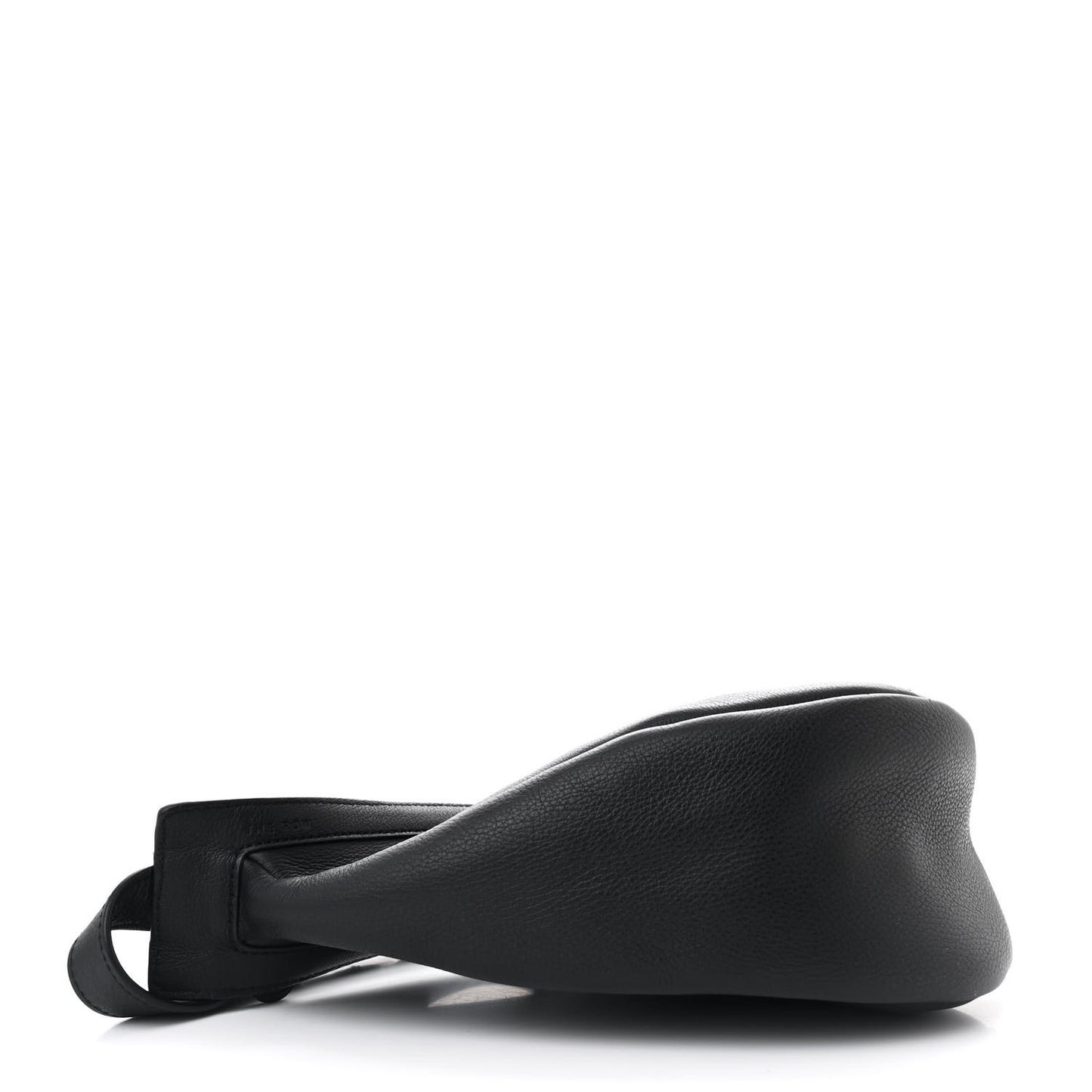 Smooth Calfskin Small Slouchy Banana Bag Black