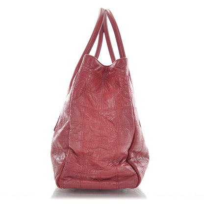 Chanel Square Stitched Lax Red 4 of 10