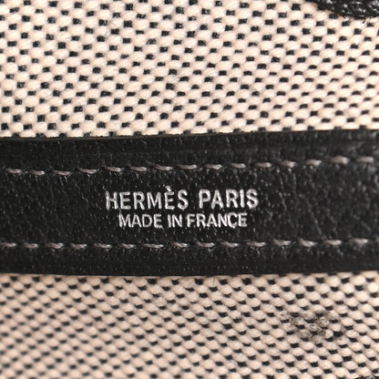 Hermes Twill D H Negonda Garden Party 30 TPM Ecru Black 6 of 9