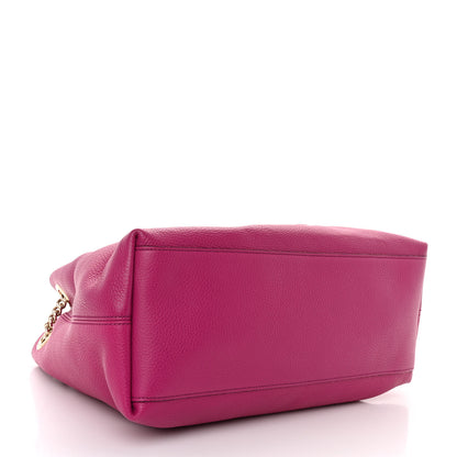 Gucci Cellarius Calfskin Medium Soho Chain Shoulder Bag Bright Bouganville 4 of 10