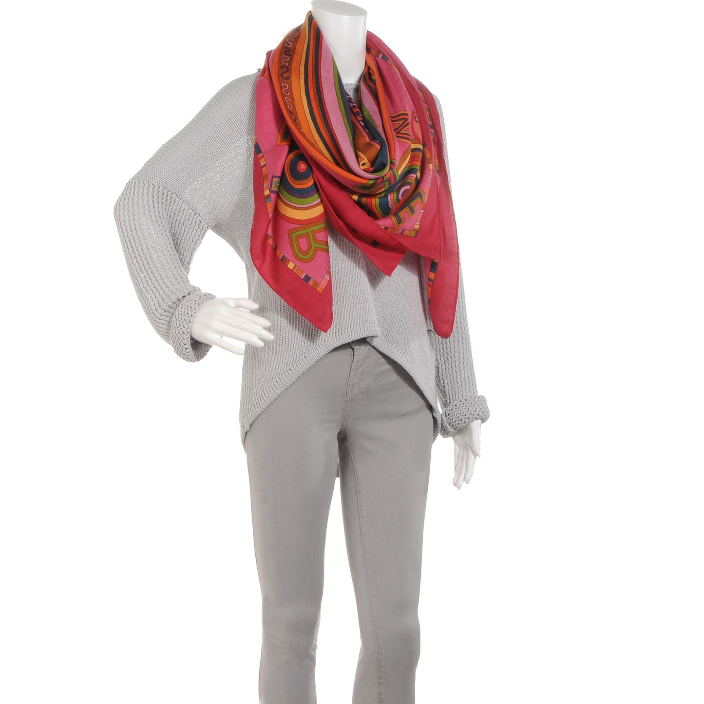 Cashmere Silk Tohu Bohu Shawl Scarf 140