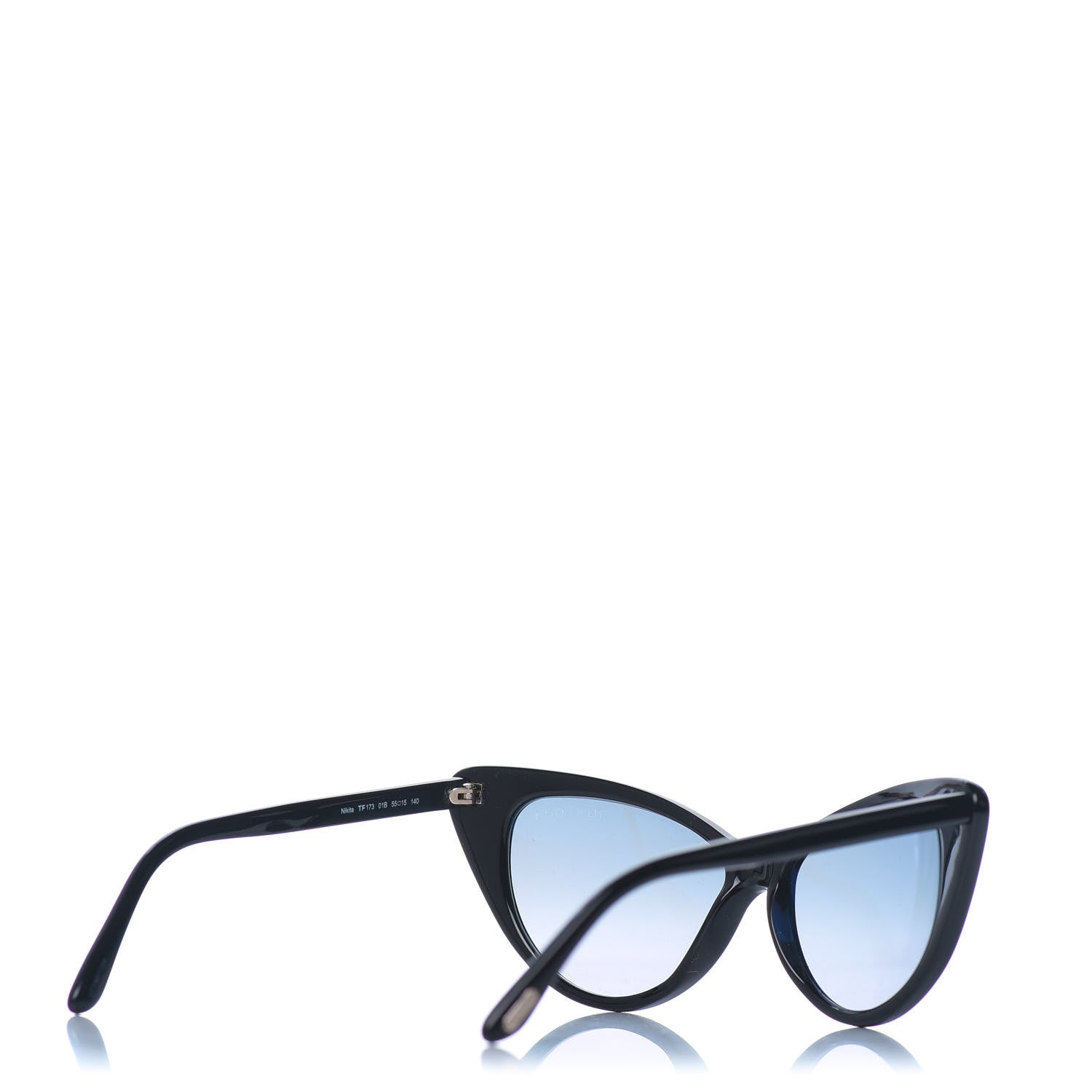 Tom Ford Nikita Cat Eye Sunglasses TF173 Black 4 of 8