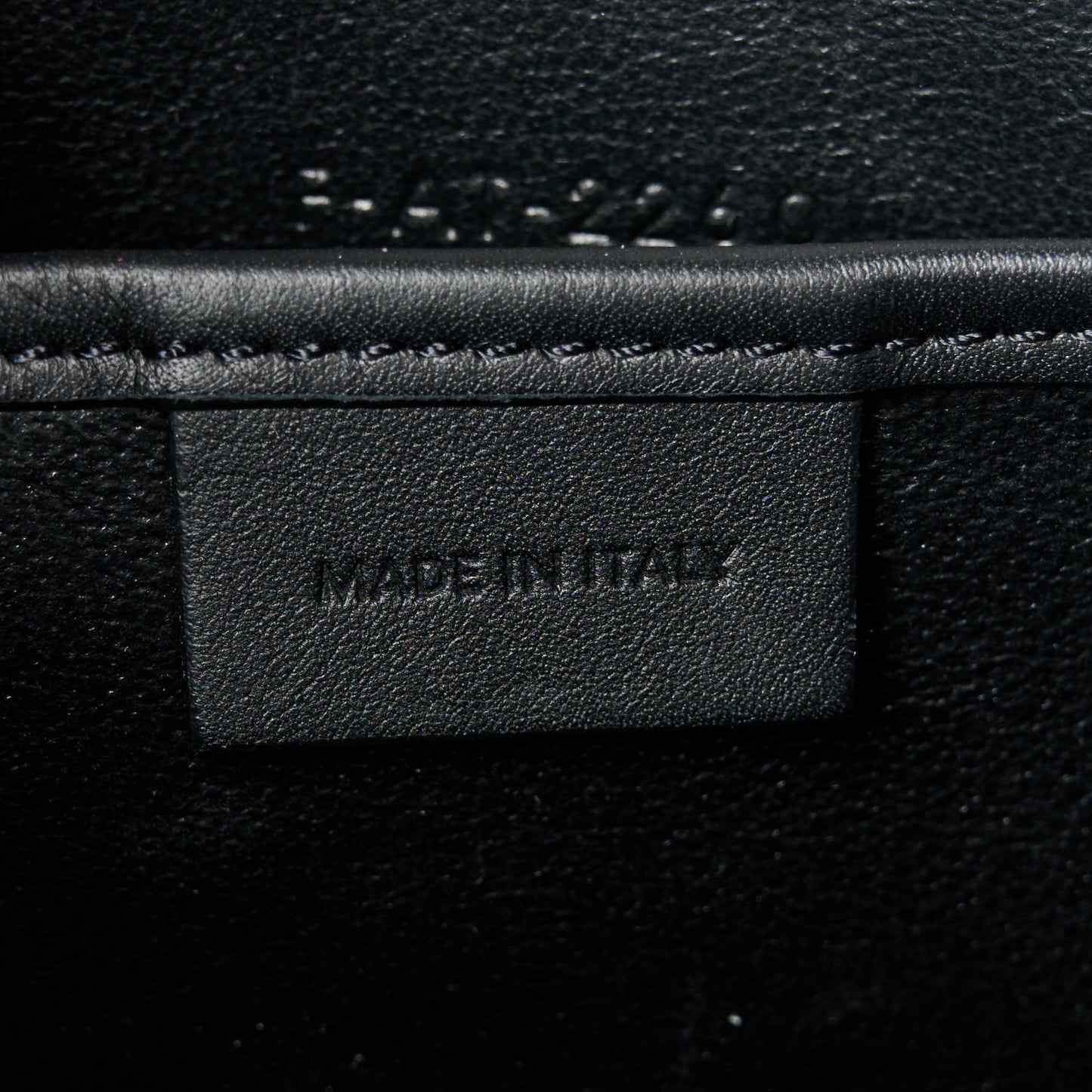 Smooth Calfskin Nano Luggage Black