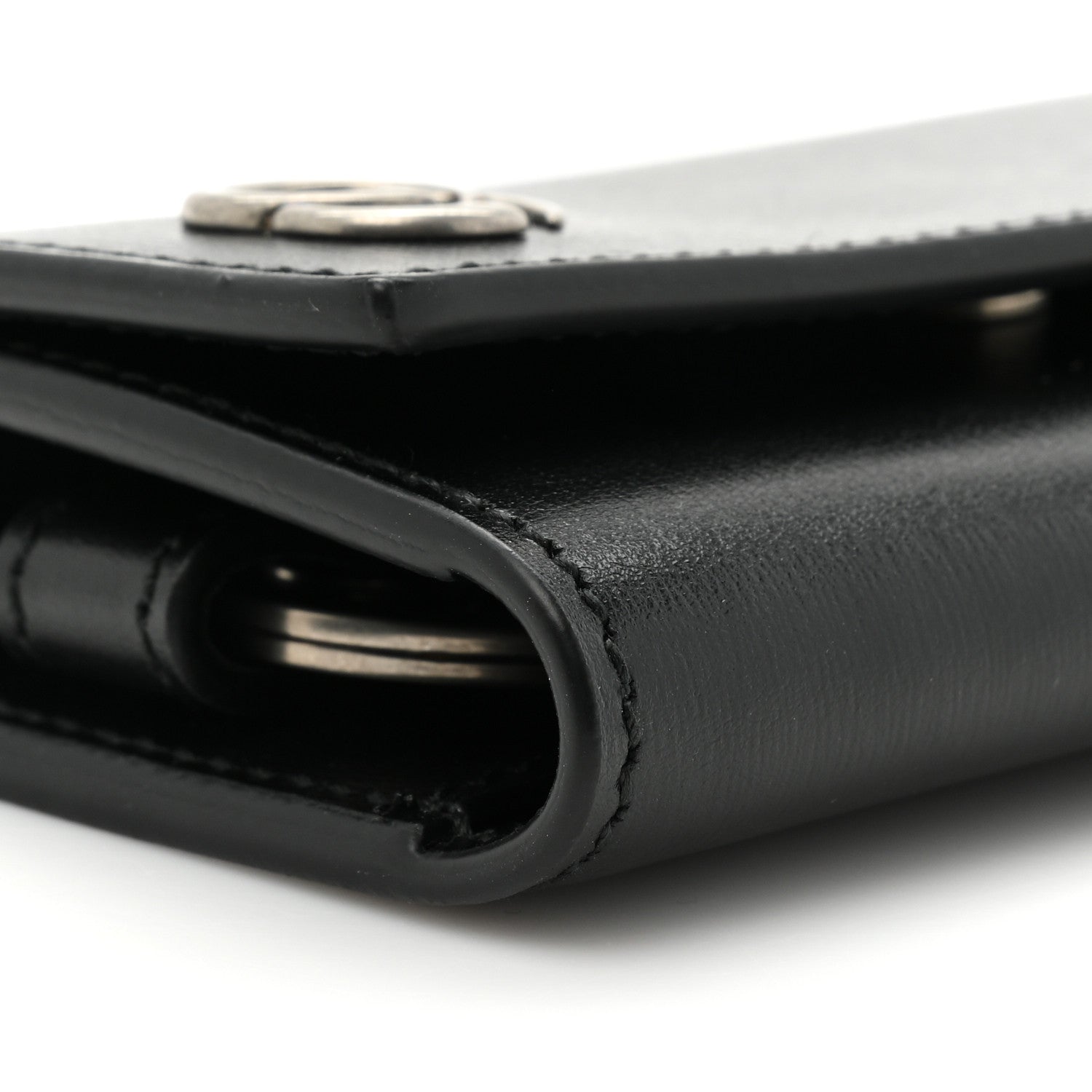 Gucci Calfskin GG Marmont 6 Key Holder Black 7 of 8