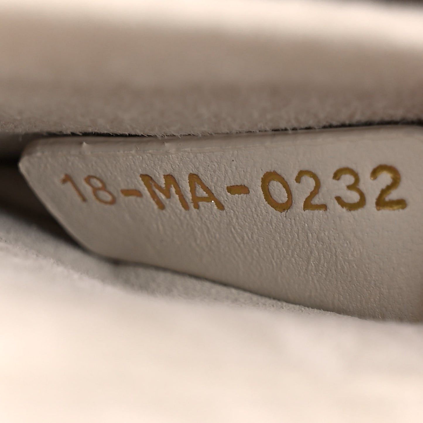 Calfskin Cannage Lady D-Joy White