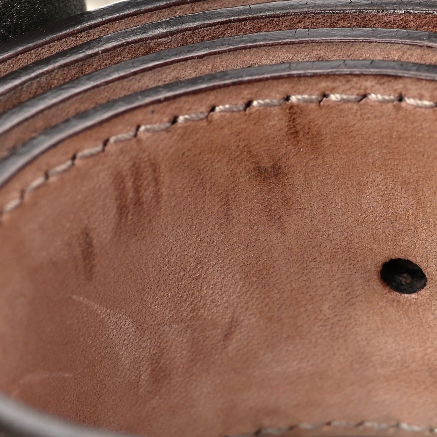 Metallic Calfskin Interlocking G 40mm Belt 100 40 Pewter