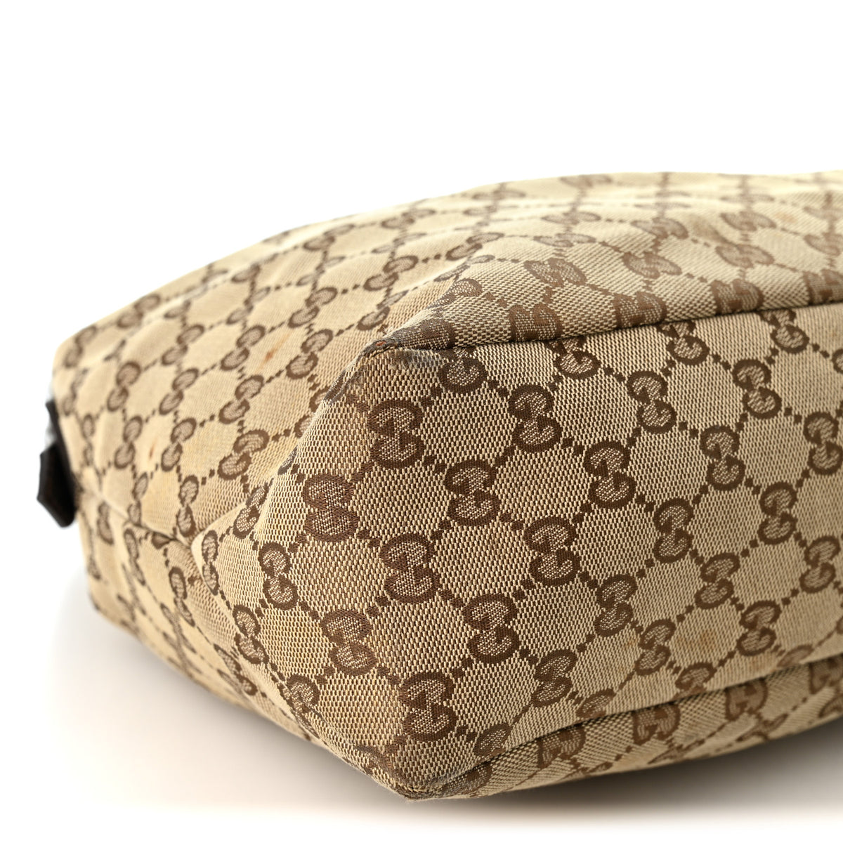Monogram Medium Horsebit Chain Hobo Dark Brown