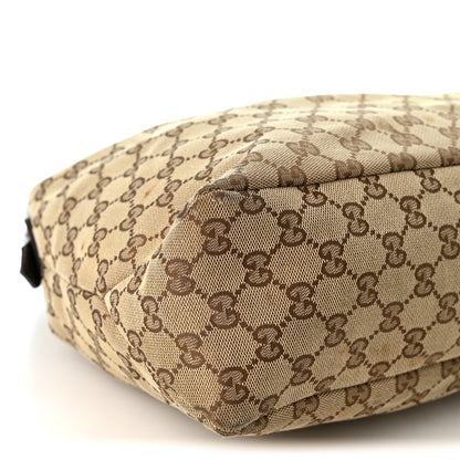 Gucci Monogram Medium Horsebit Chain Hobo Dark Brown 8 of 11