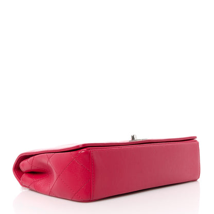 Chanel Iridescent Sheepskin Quilted Small Vintage Mademoiselle Flap Dark Pink 4 of 11