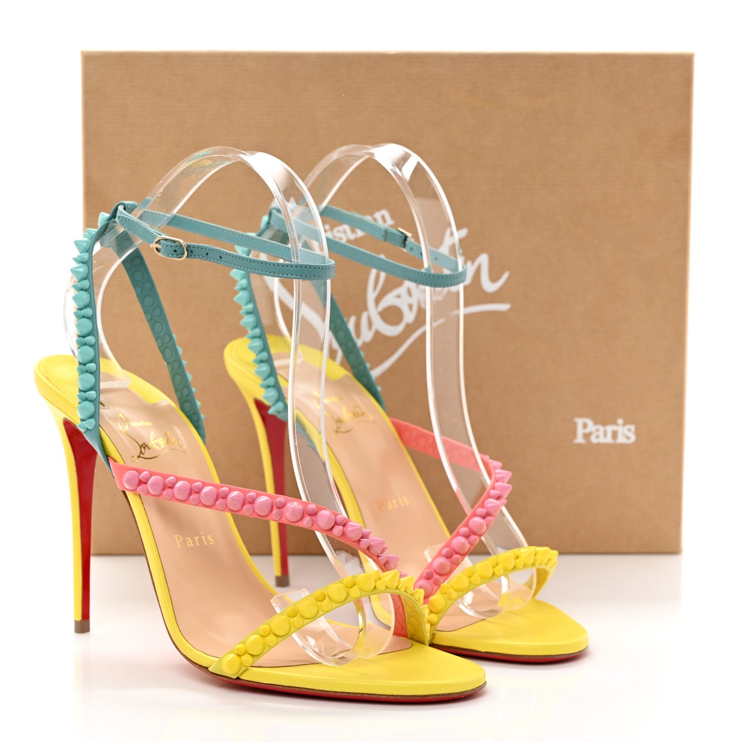 Nappa Spikes Mafaldina 100 Sandals 40.5 Multi