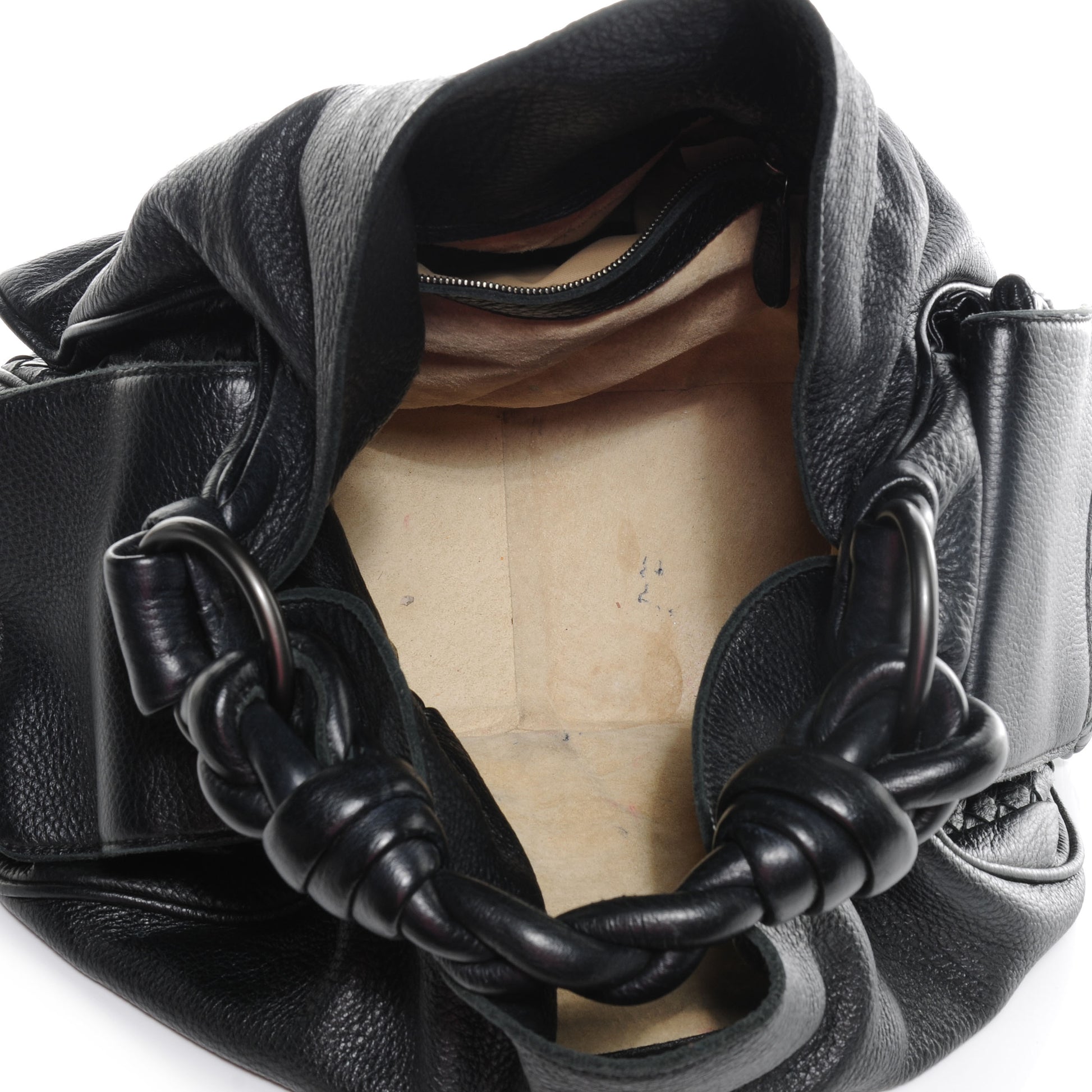 Bottega Veneta Cervo Cocker Hobo Nero Black 5 of 9