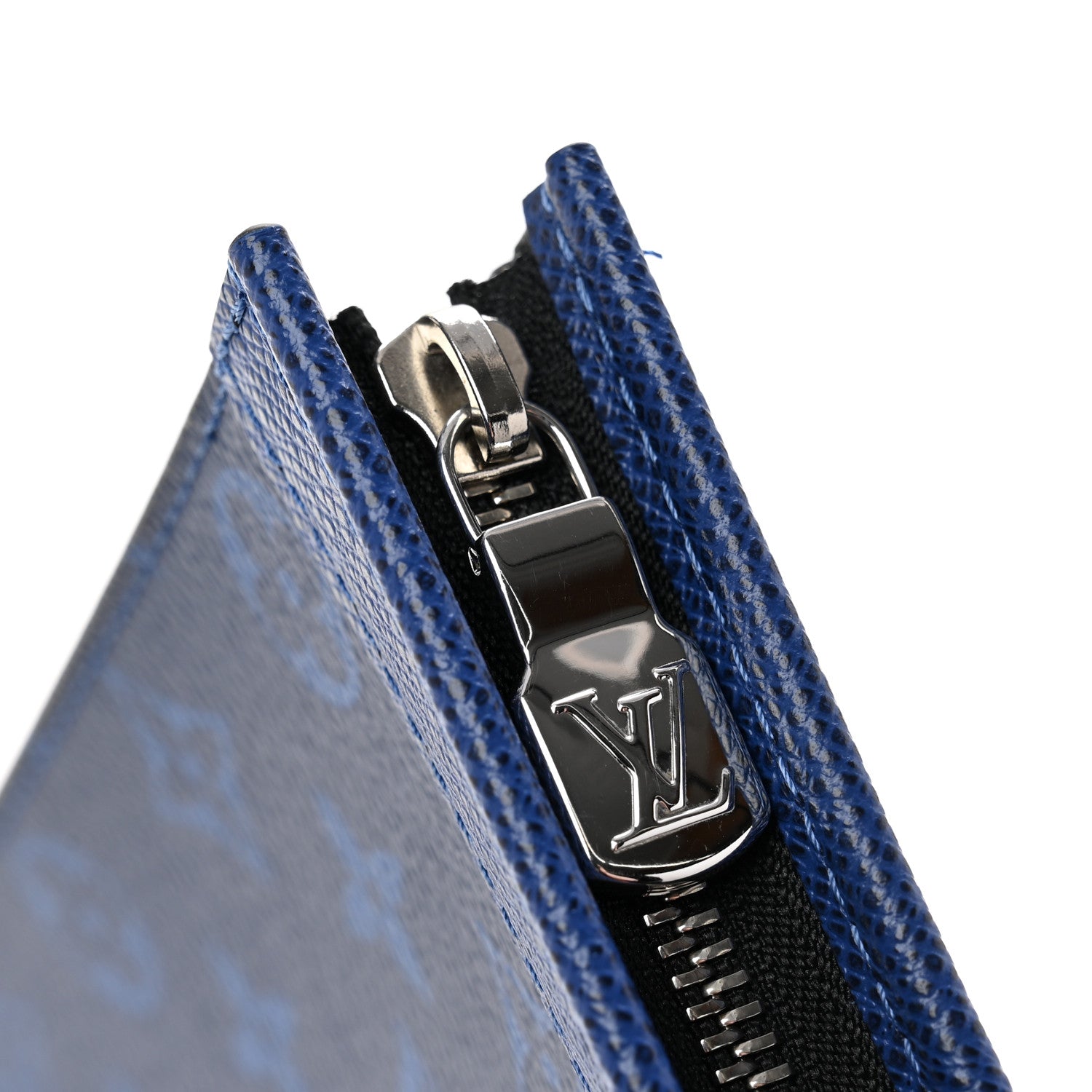 Louis Vuitton Monogram Eclipse Pochette Voyage MM  Pacific Blue 7 of 8