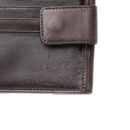 Fendi Zucca Calfskin Compact Wallet Tobacco 11 of 11