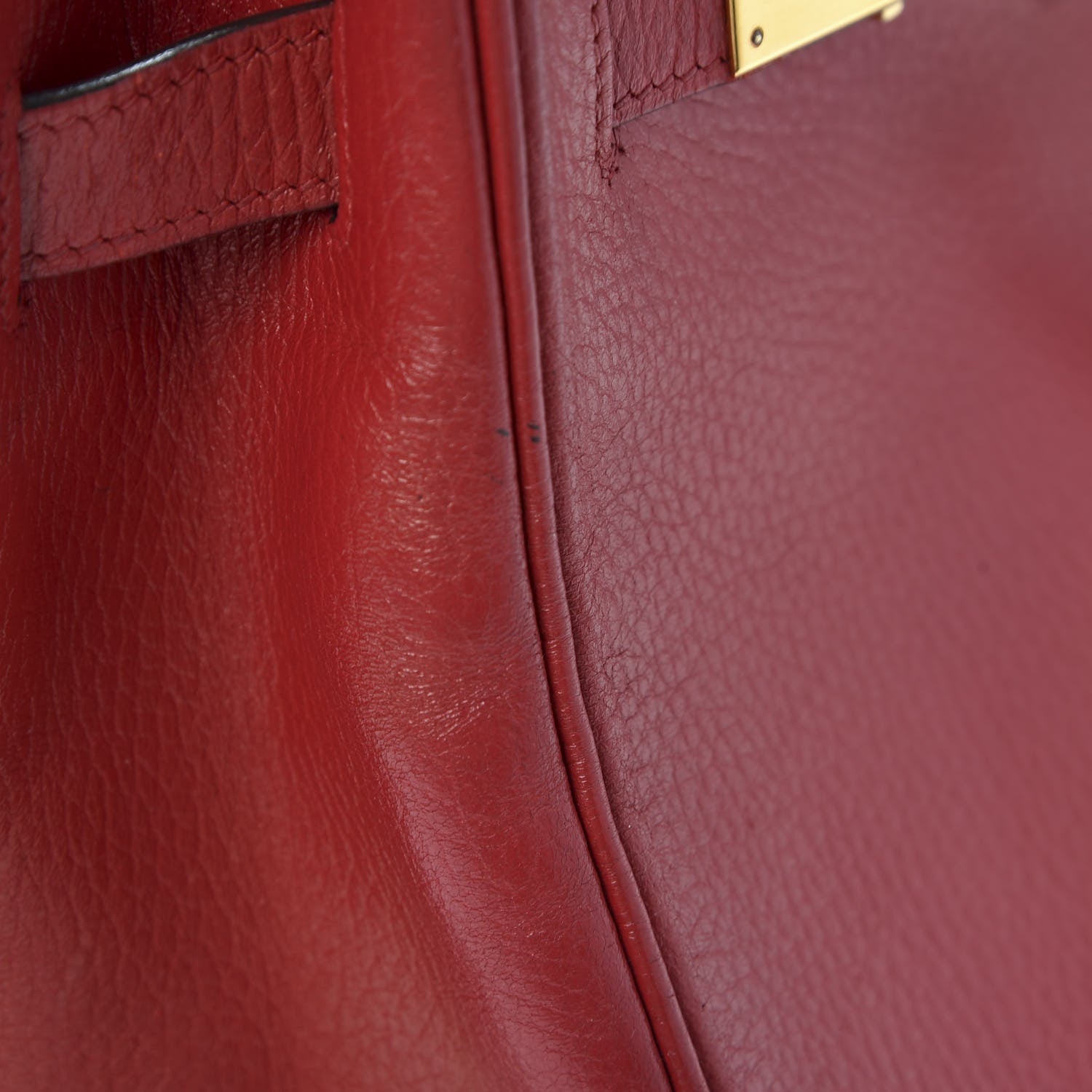 Hermes Ardennes Birkin 35 Rouge Vif 37 of 37