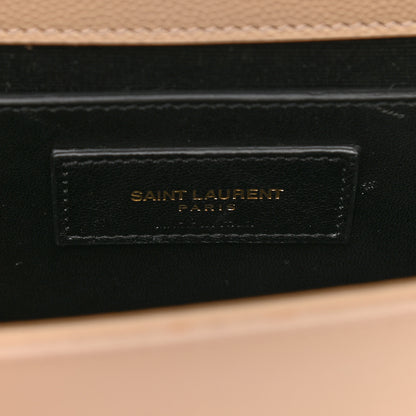 Saint Laurent Grain De Poudre Small Monogram Kate Satchel Nude Powder 5 of 7