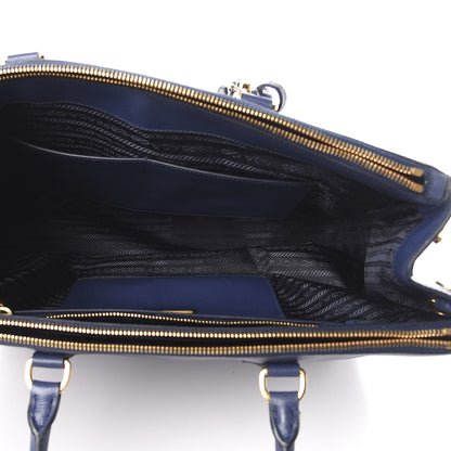 Prada Saffiano Large Galleria Double Zip Tote Bluette 7 of 18