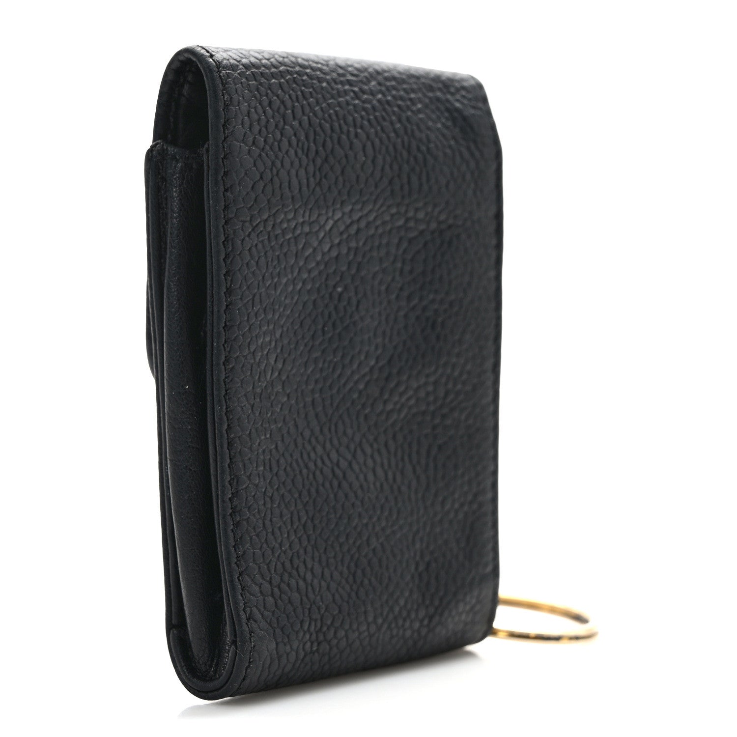 Chanel Caviar Timeless CC Key Holder Bag Charm Black 3 of 7