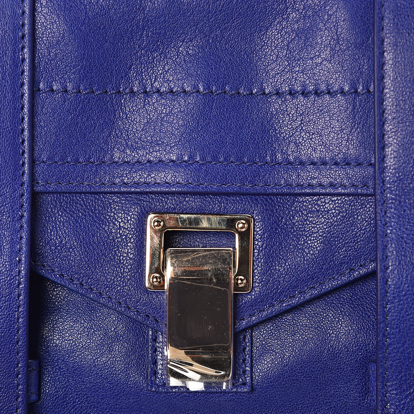 Lambskin PS1 Mini Pouch Messenger Cobalt Blue