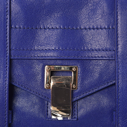 Proenza Schouler Lambskin PS1 Mini Pouch Messenger Cobalt Blue 9 of 9
