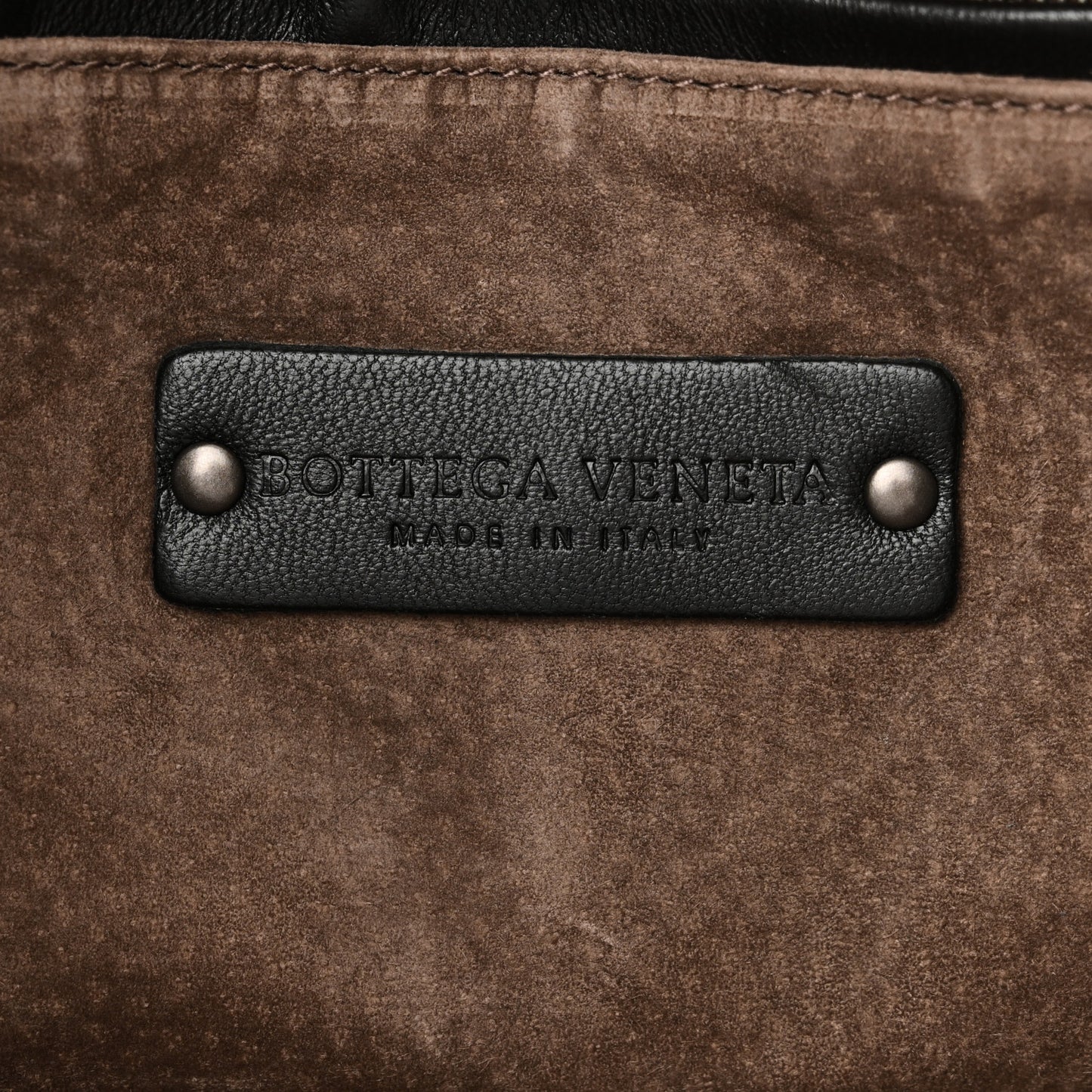 Nappa Intrecciato Medium Convertible Tote Black
