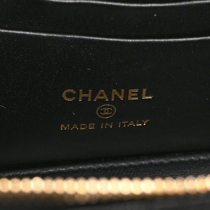 Chanel Caviar Quilted Polly Pocket East West Top Vanity With Chain Black 7 of 11