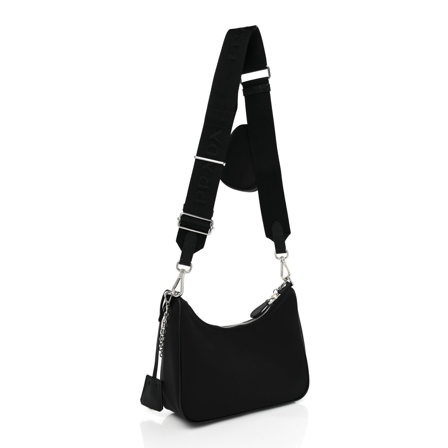 Prada Nylon Re-Edition 2005 Shoulder Bag Black 3 of 8